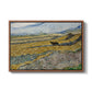 Enclosed Field with Ploughman, 1889 - Floater Framed Canvas Print