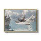 Fishing Boats, Key West, 1903 - Floater Framed Canvas Print