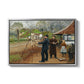 L. A. Ring Painting near Aasum Smithy, 1893 - Floater Framed Canvas Print
