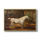 Grey Arabian Stallion, Property of Sir Watkin Williams-Wynn, c. 1817 - Floater Framed Canvas Print