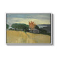 Fields of Wheat in Cagnes, 1918 - Floater Framed Canvas Print