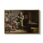 The Plate Printer, 1875 - Floater Framed Canvas Print