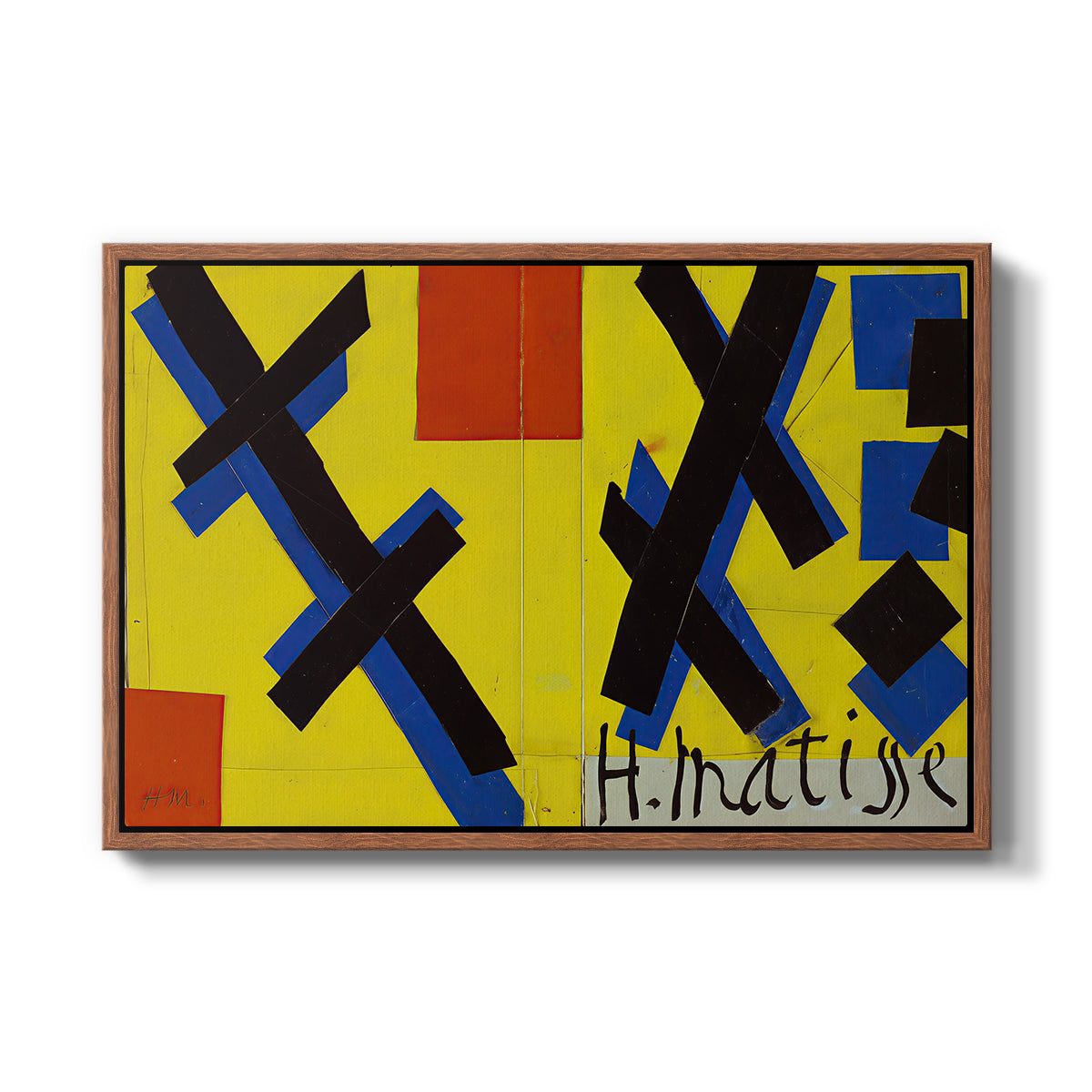 Cover Design for Matisse: His Art and His Public, 1951 - Floater Framed Canvas Print