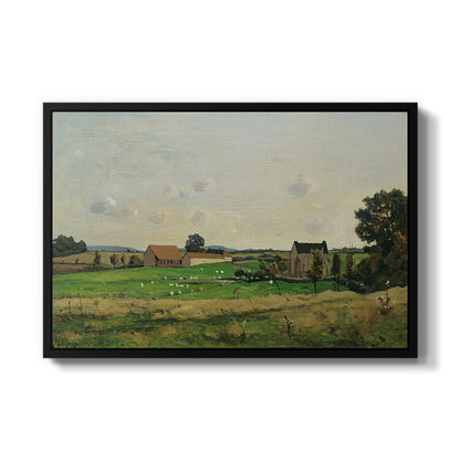 The Saulce Estate, 1869 - Floater Framed Canvas Print