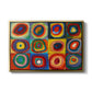 Color Study: Squares with Concentric Circles, 1913 - Floater Framed Canvas Print