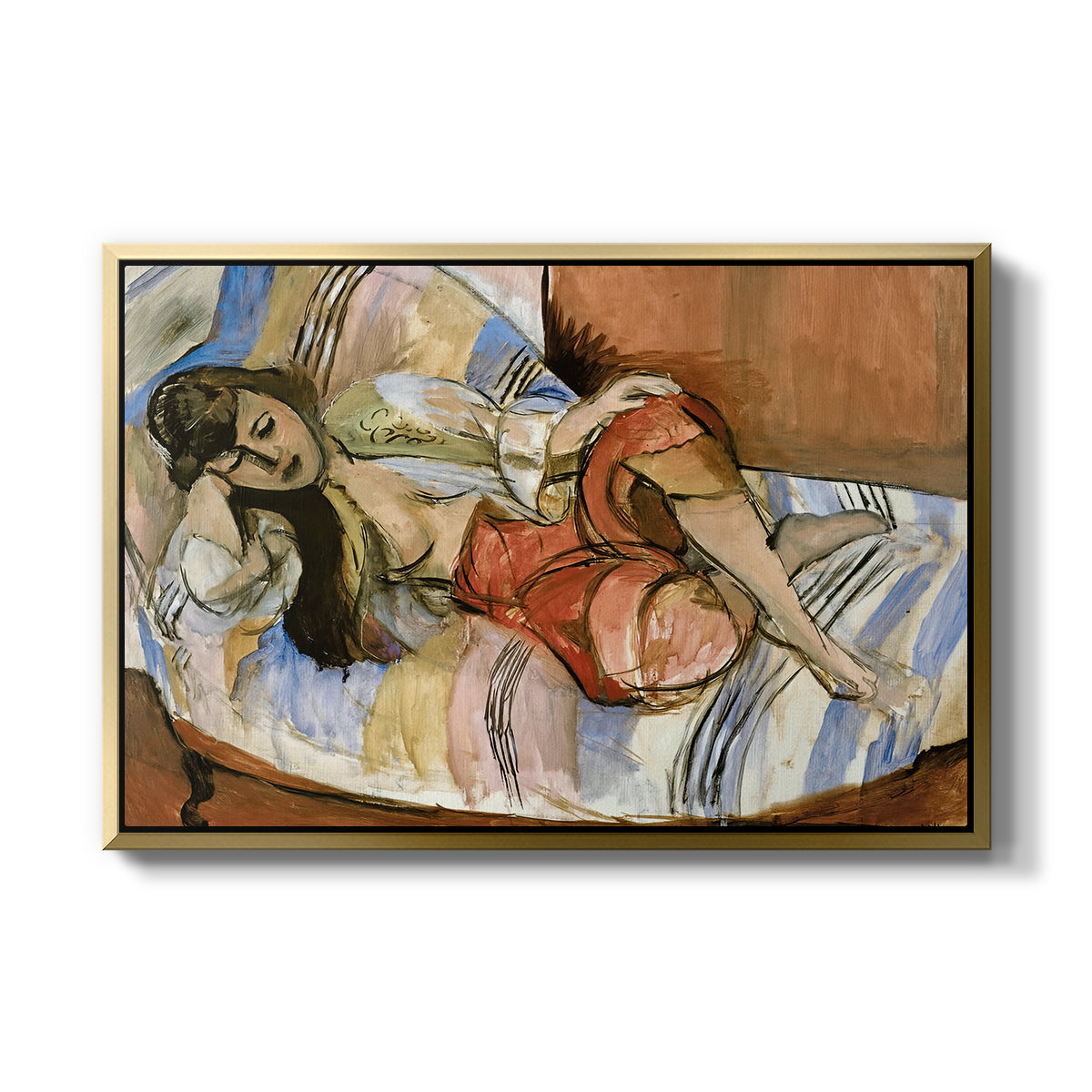 Odalisque, 1923 - Floater Framed Canvas Print