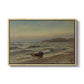 Storm at Rügen, 1882 - Floater Framed Canvas Print