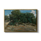 Fontainebleau: Oak Trees at Bas-Bréau, c. 1830-1835 - Floater Framed Canvas Print