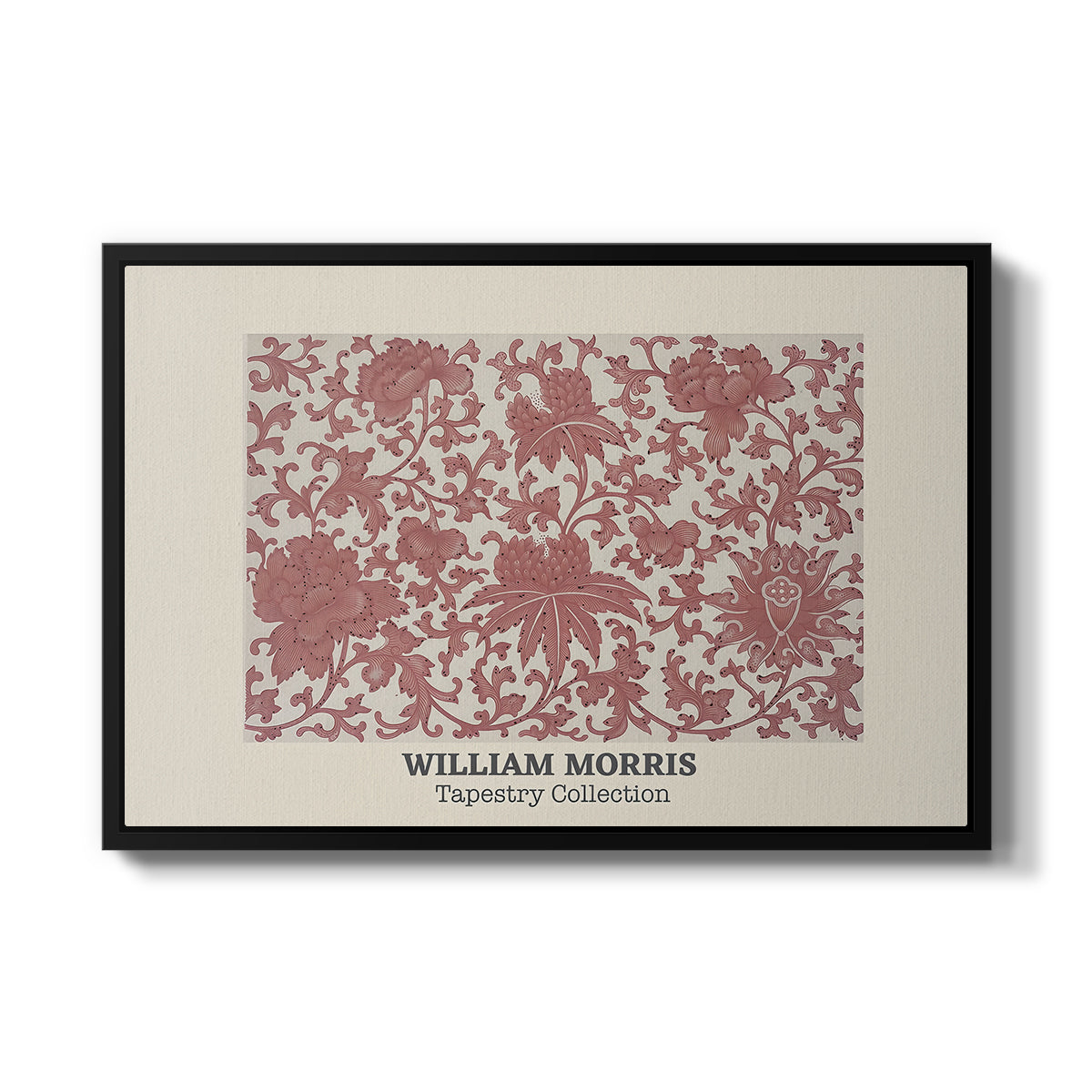 Examples of Chinese Ornament, Pl. XCIII (Morris Inspired), 1867 - Floater Framed Canvas Print