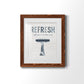Palm Bath II - Barnwood Framed Art Print