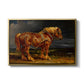 The Shire Horse Elephant in an Extensive Landscape, c. 1850s - Floater Framed Canvas Print