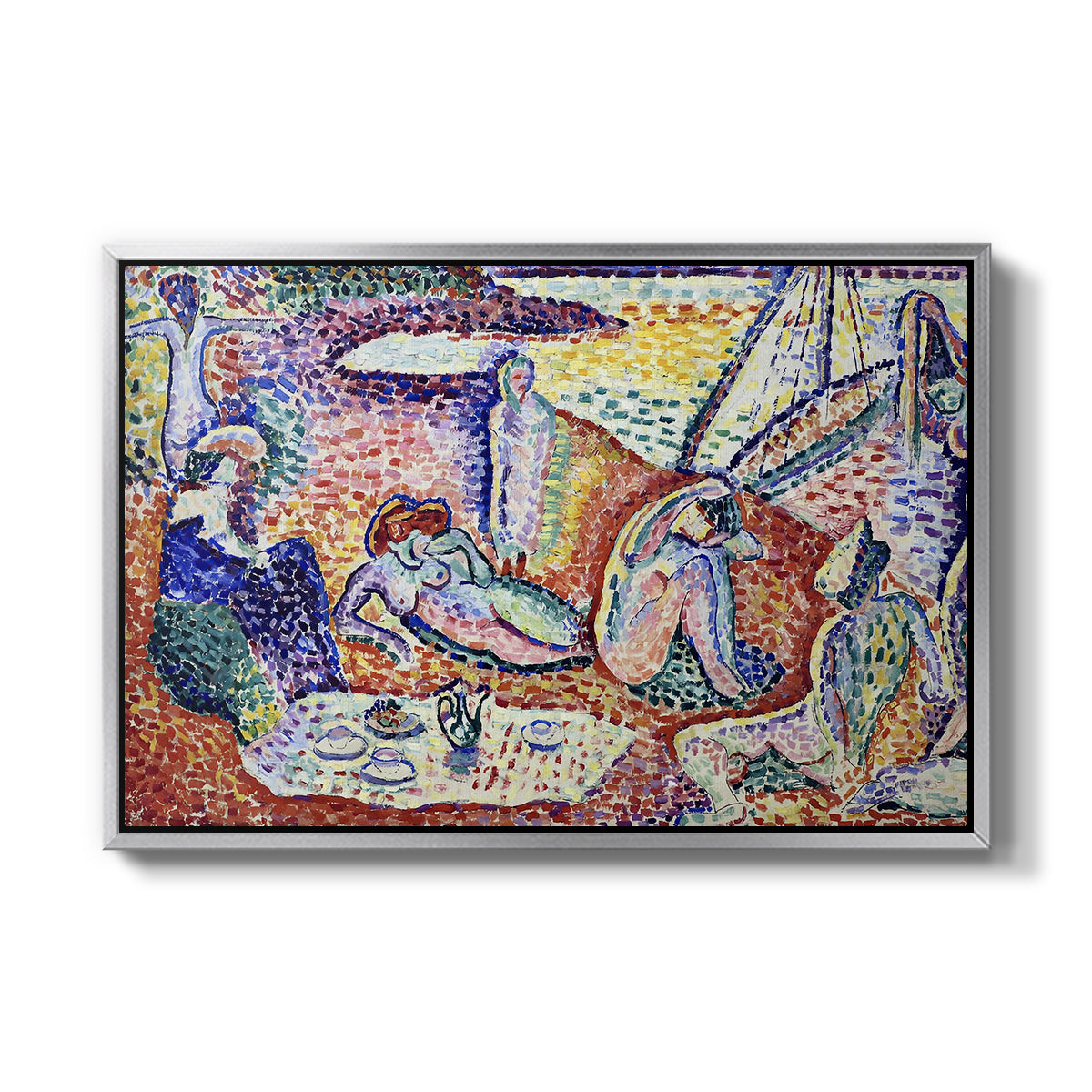 Luxe, Calme et Volupté, 1904 - Floater Framed Canvas Print