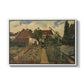 Garden of a Florist (The Flower Garden), 1864 - Floater Framed Canvas Print