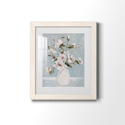 Magnolia Charm - Premium Framed Print - Distressed Barnwood Frame - Ready to Hang