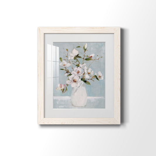 Magnolia Charm - Premium Framed Print - Distressed Barnwood Frame - Ready to Hang