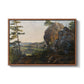 Landscape with the Balbersteine near Miesenbach, 1839 - Floater Framed Canvas Print