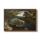By the Mill Pond (En Mølledam), 1850 - Floater Framed Canvas Print