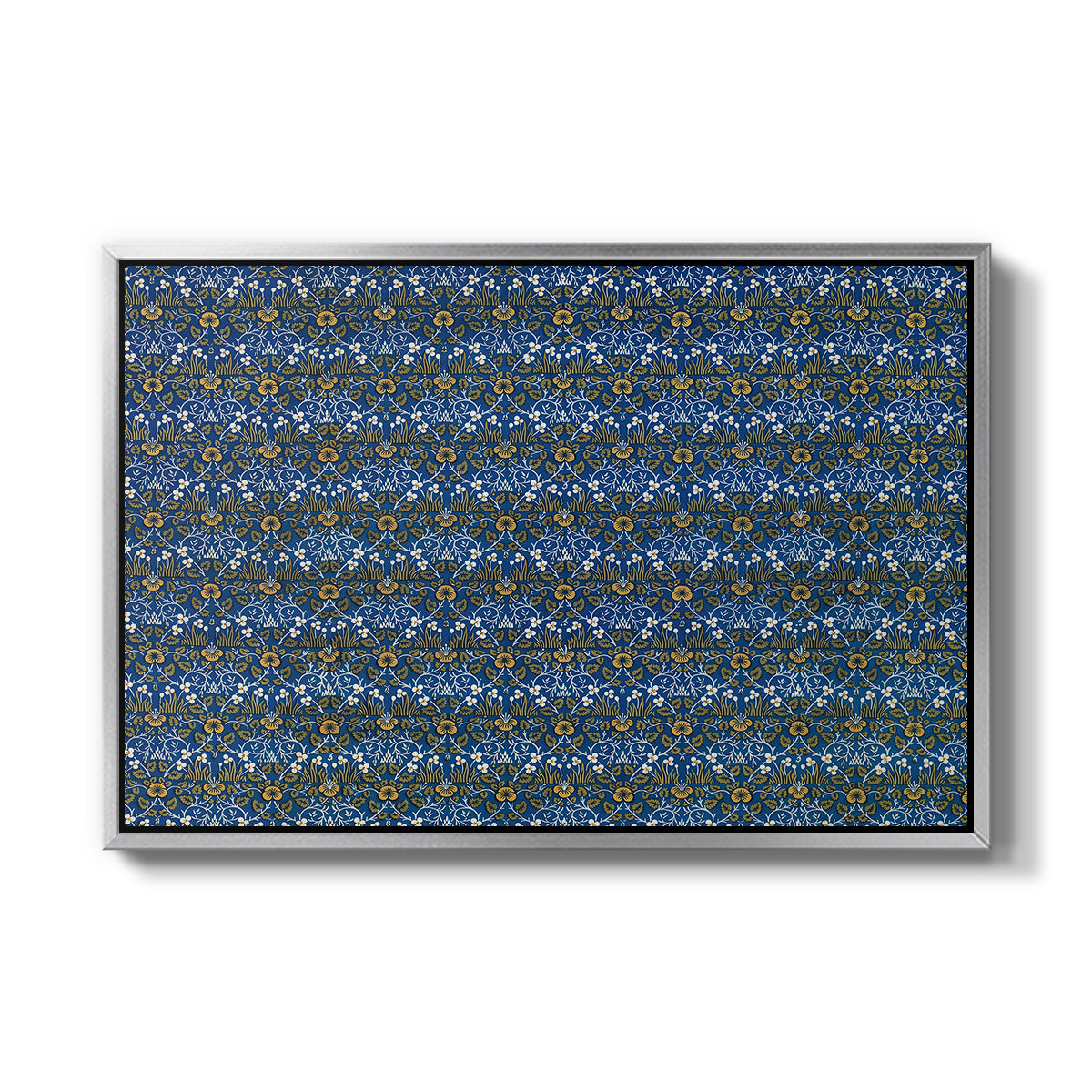 Eyebright, Green and Yellow Design, c. 1883 - Floater Framed Canvas Print