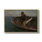 Fishermen from Rügen, 1882 - Floater Framed Canvas Print