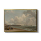 Yarmouth Jetty, 1822 - Floater Framed Canvas Print