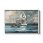 Sloop, Nassau, 1899 - Floater Framed Canvas Print