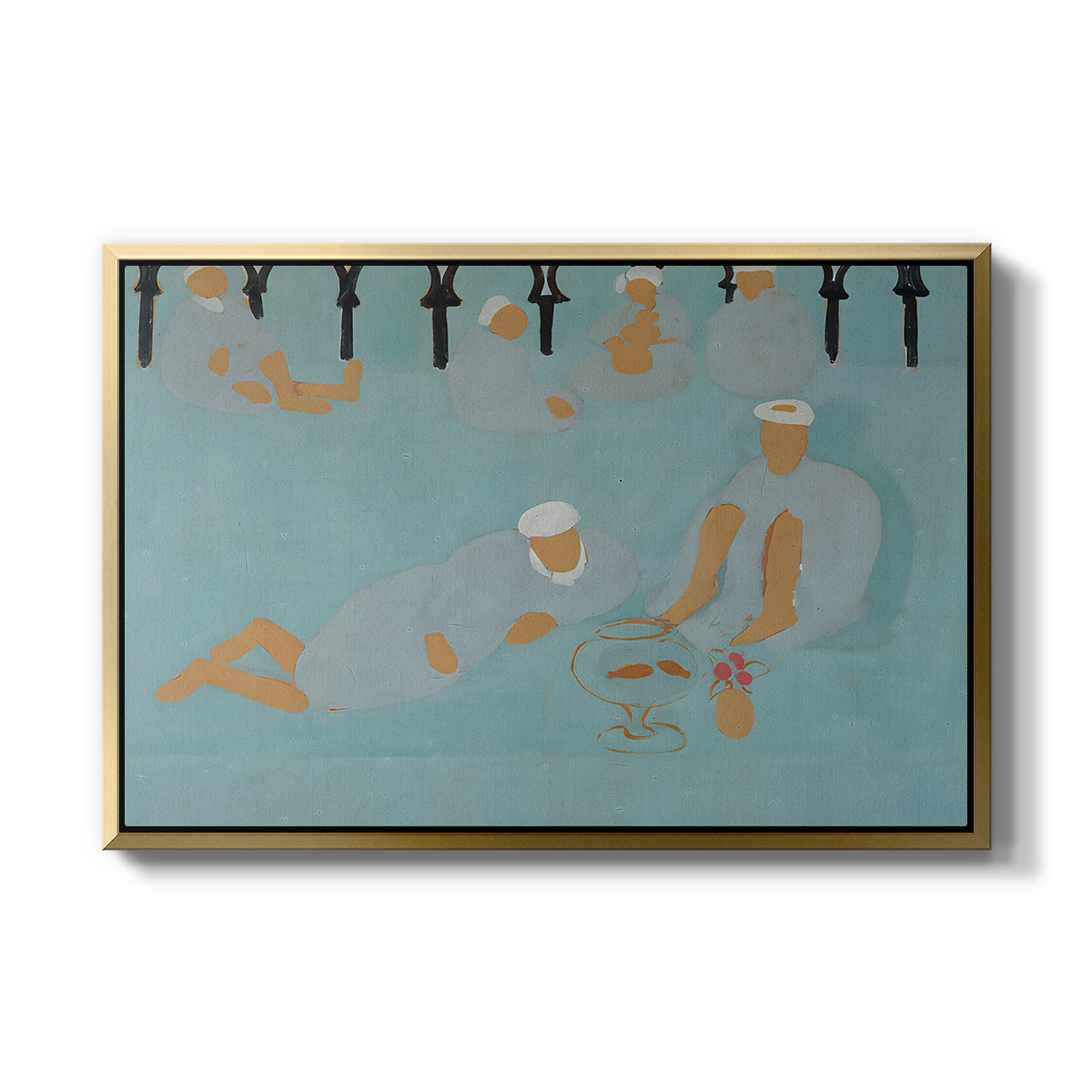Arab Coffeehouse (Le café Maure), 1913 - Floater Framed Canvas Print