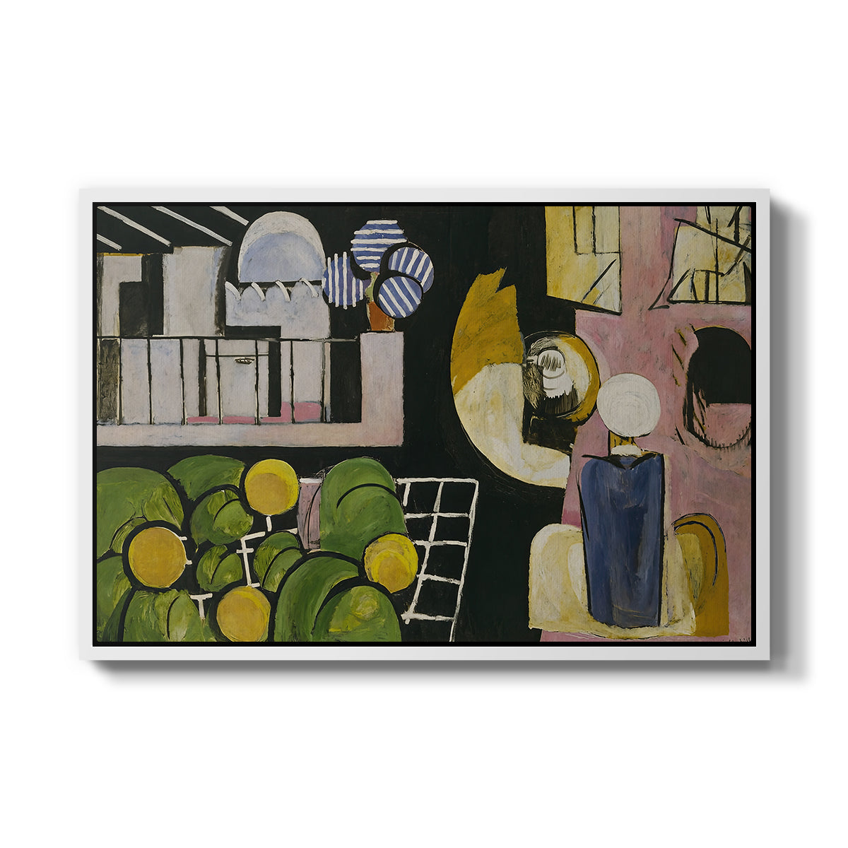 The Moroccans, c. 1915-1916 - Floater Framed Canvas Print