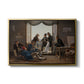 A Group of Danish Artists in Rome, 1837 - Floater Framed Canvas Print