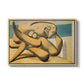 Figures at the Seaside (The Kiss), 1931 - Floater Framed Canvas Print