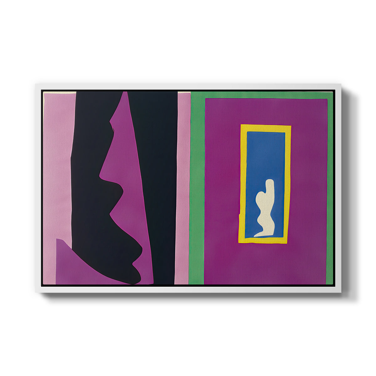 Destiny (Le destin), from Jazz, 1947 - Floater Framed Canvas Print