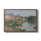 Les Andelys, Côte d'Aval, 1886 - Floater Framed Canvas Print