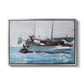 Taking on Wet Provisions, 1903 - Floater Framed Canvas Print