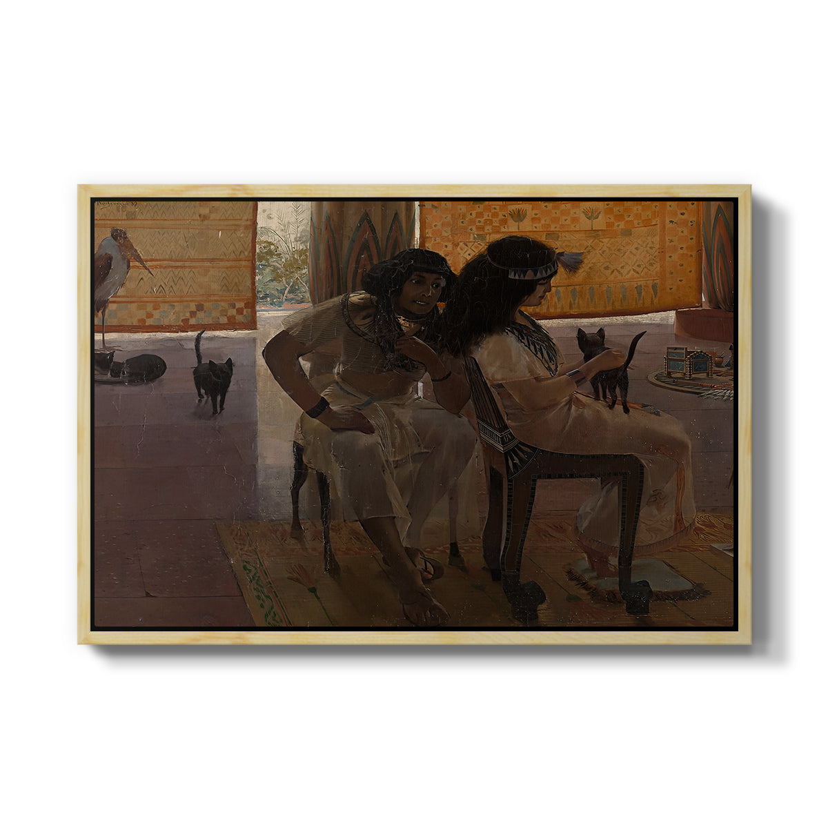 The Age of the Pharaohs, 1914 - Floater Framed Canvas Print