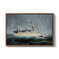 A Ship in the Storm, c. 1899 - Floater Framed Canvas Print