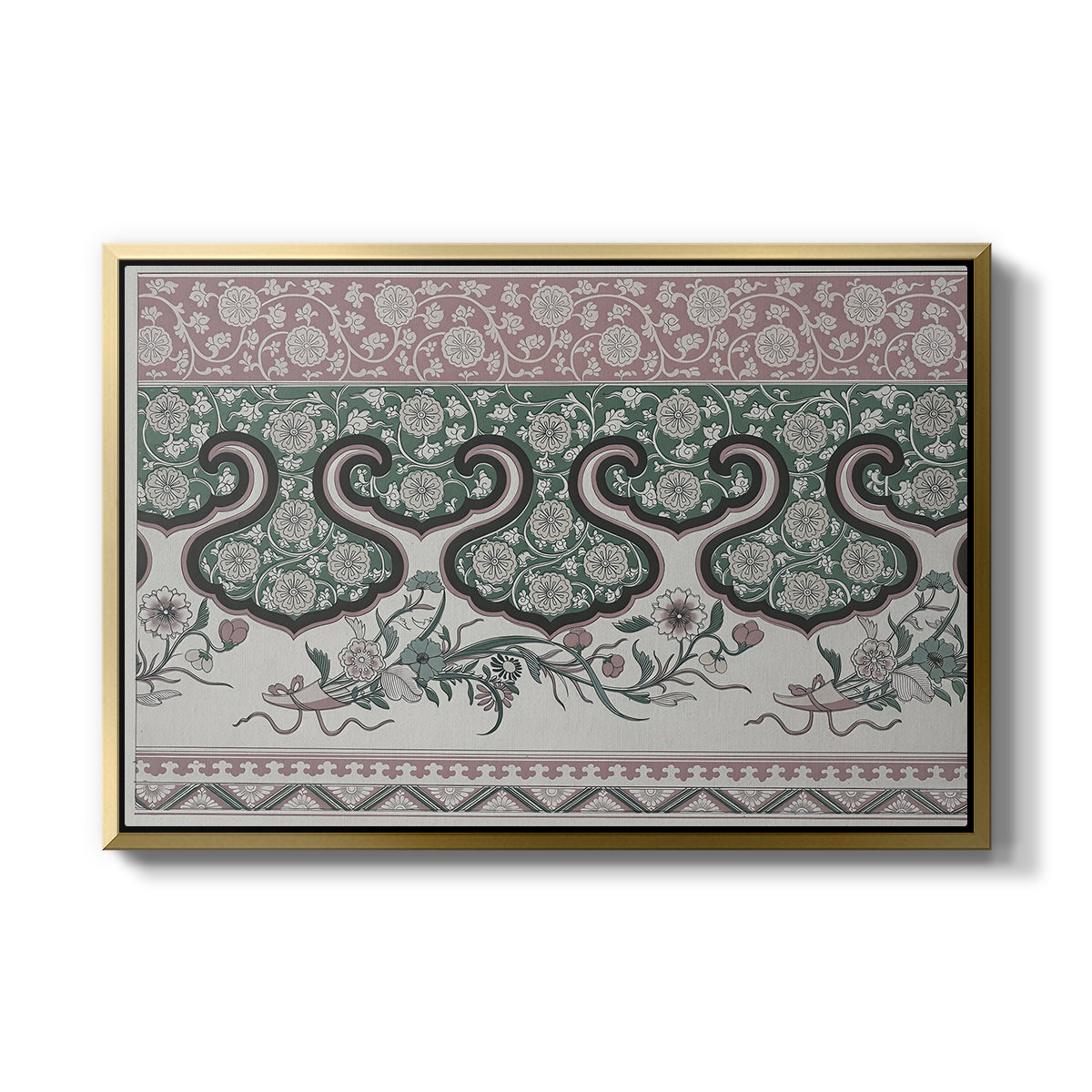 Examples of Chinese Ornament, Pl. LXXVI, 1867 - Floater Framed Canvas Print