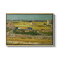 The Harvest, 1888 - Floater Framed Canvas Print