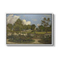 The Painter's Garden at Saint-Privé, 1886 - Floater Framed Canvas Print