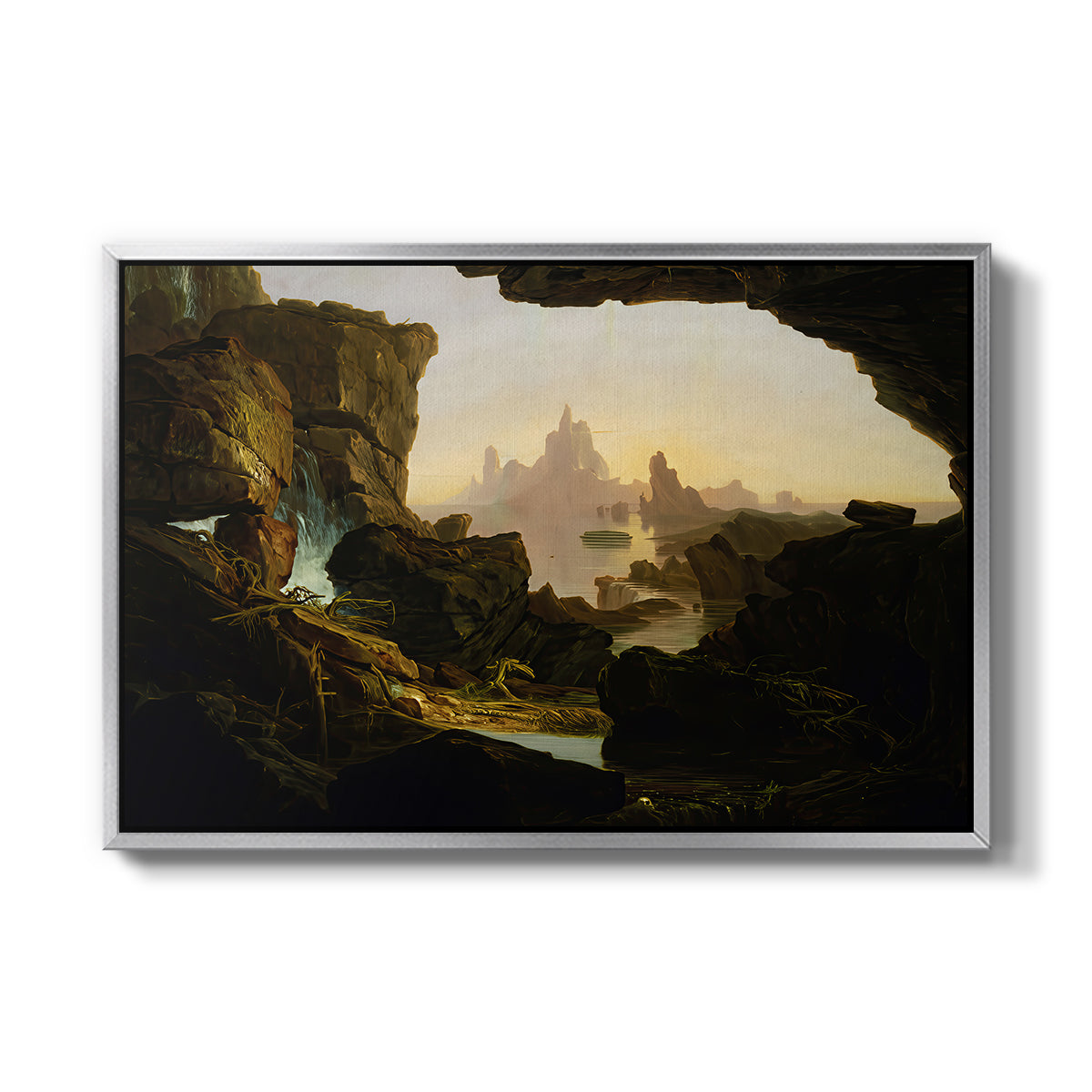 The Subsiding of the Waters of the Deluge, 1829 - Floater Framed Canvas Print