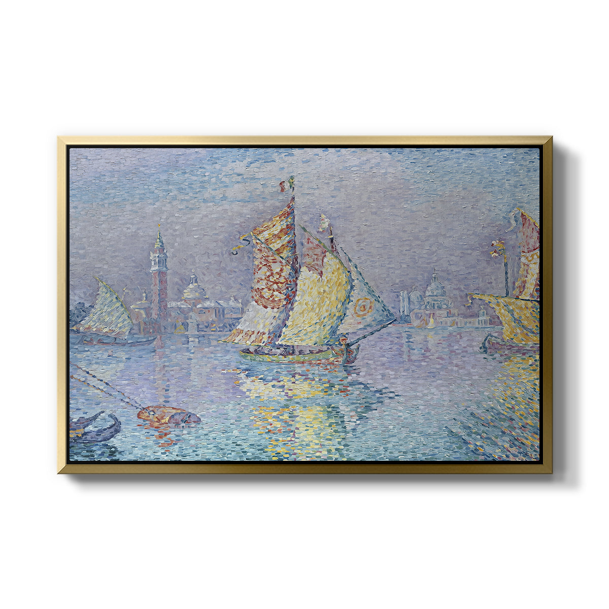 Venice, the Yellow Sail, 1904 - Floater Framed Canvas Print