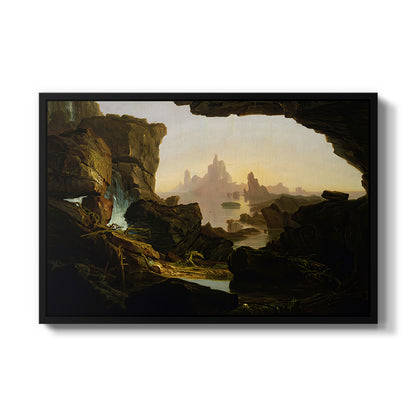 The Subsiding of the Waters of the Deluge, 1829 - Floater Framed Canvas Print