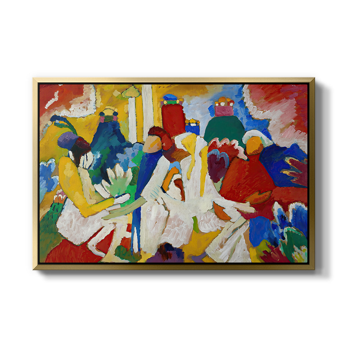 Oriental, 1909 - Floater Framed Canvas Print