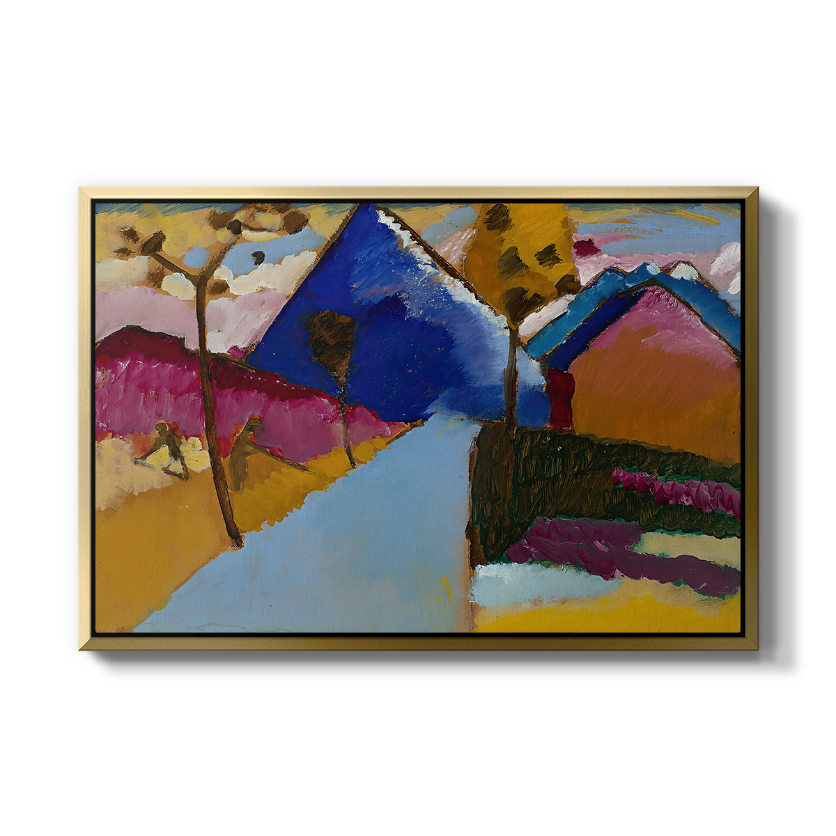 Kochel Straight Street, 1909 - Floater Framed Canvas Print