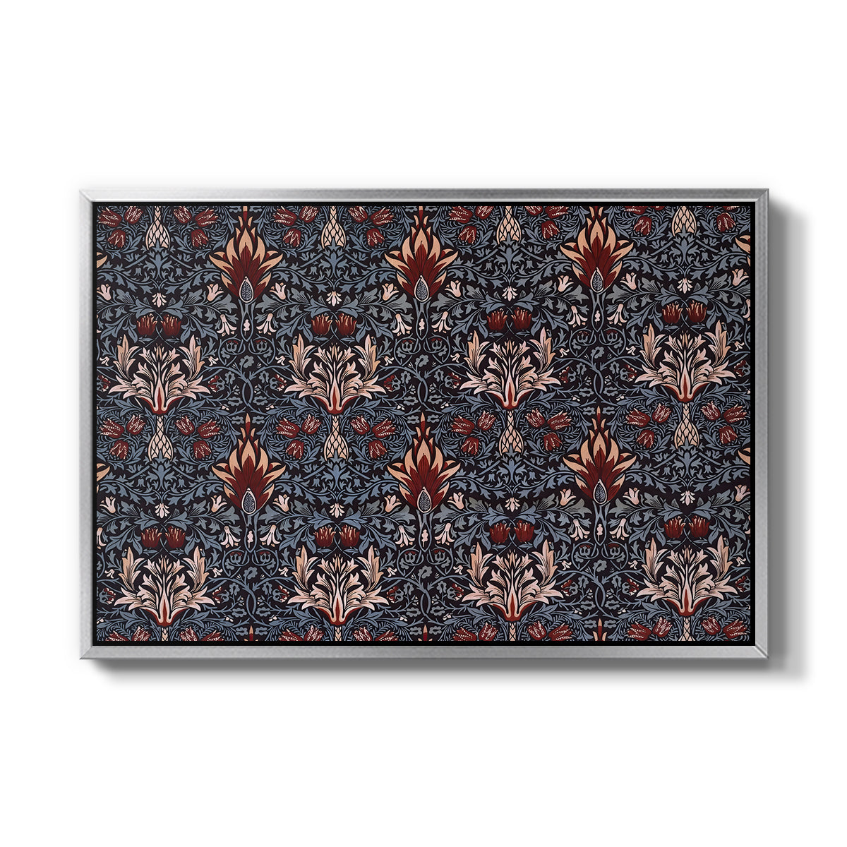 Snakeshead (Printed Textile), c. 1876 - Floater Framed Canvas Print