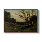 Morning in the Nievre, 1877 - Floater Framed Canvas Print