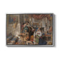 Roman Pilgrims, 1854 - Floater Framed Canvas Print