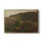 Landscape from Ebersteinburg in Baden, 1876 - Floater Framed Canvas Print