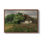 Farmhouse with Meadow Flowers, 1909 - Floater Framed Canvas Print