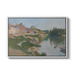 Les Andelys, Côte d'Aval, 1886 - Floater Framed Canvas Print
