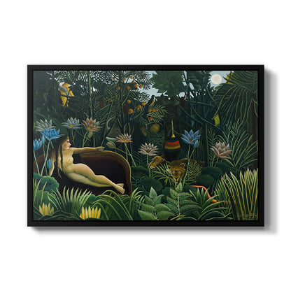 The Dream (Le Rêve), 1910 - Floater Framed Canvas Print