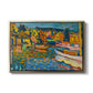 Study for Autumn Landscape with Boats, 1908 - Floater Framed Canvas Print